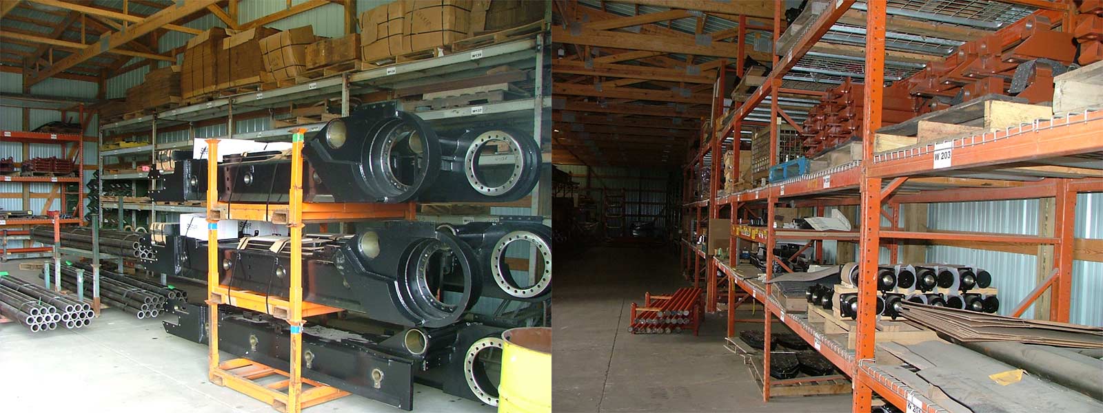 Shelves will replacement parts in Sadler inventory stocking program